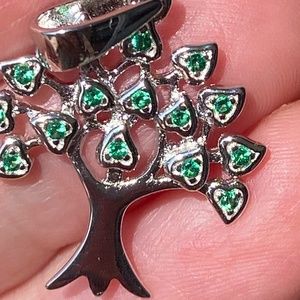Tree of Life Charm Sterling Silver New